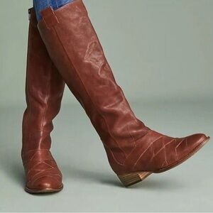 Seychelles Chestnut Over the Knee Boots 6.5